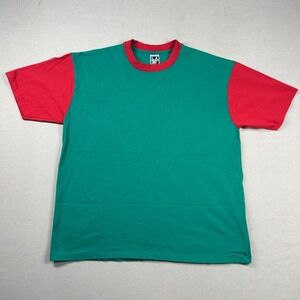 Vintage LA T Sportswear Shirt Men 2xl Colorblock Single Stitch 90s Basic T-Shirt